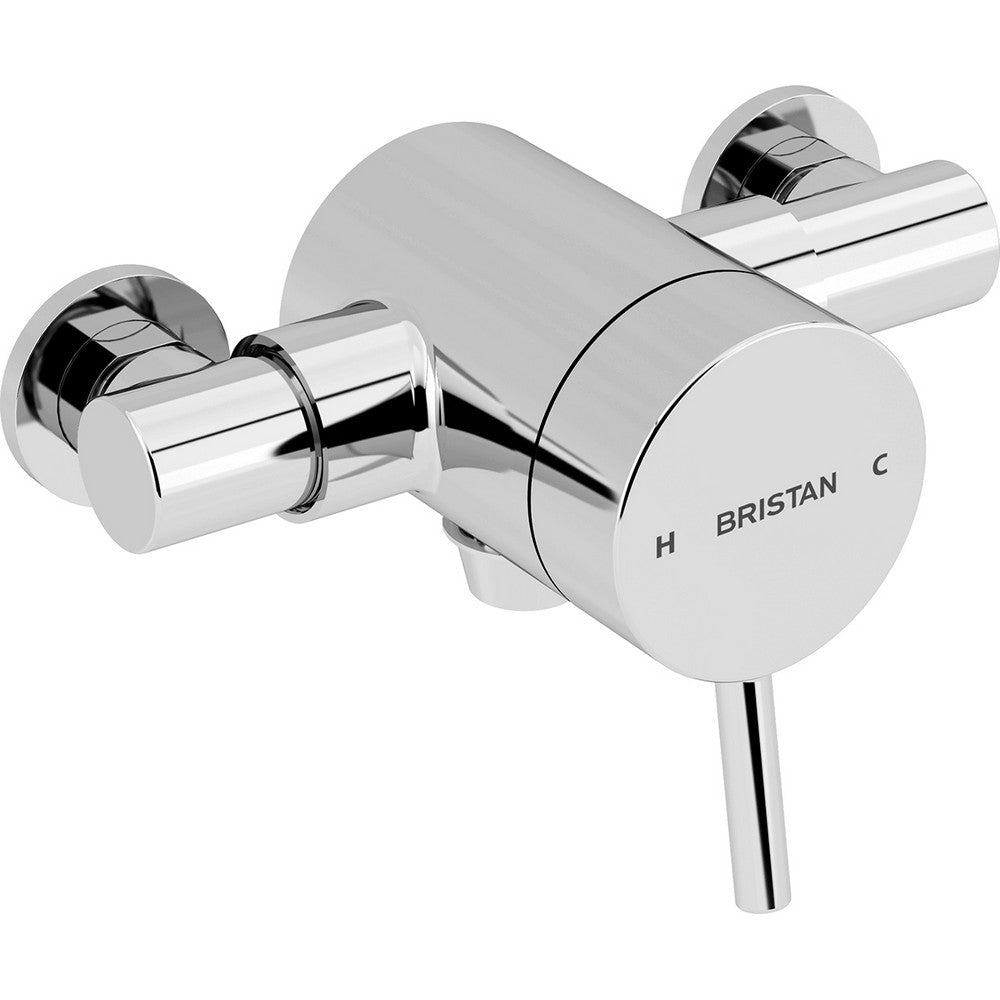 PM2SQSHXVOC Bristan Prism Exposed Sequential Bottom Outlet Chrome Shower Valve