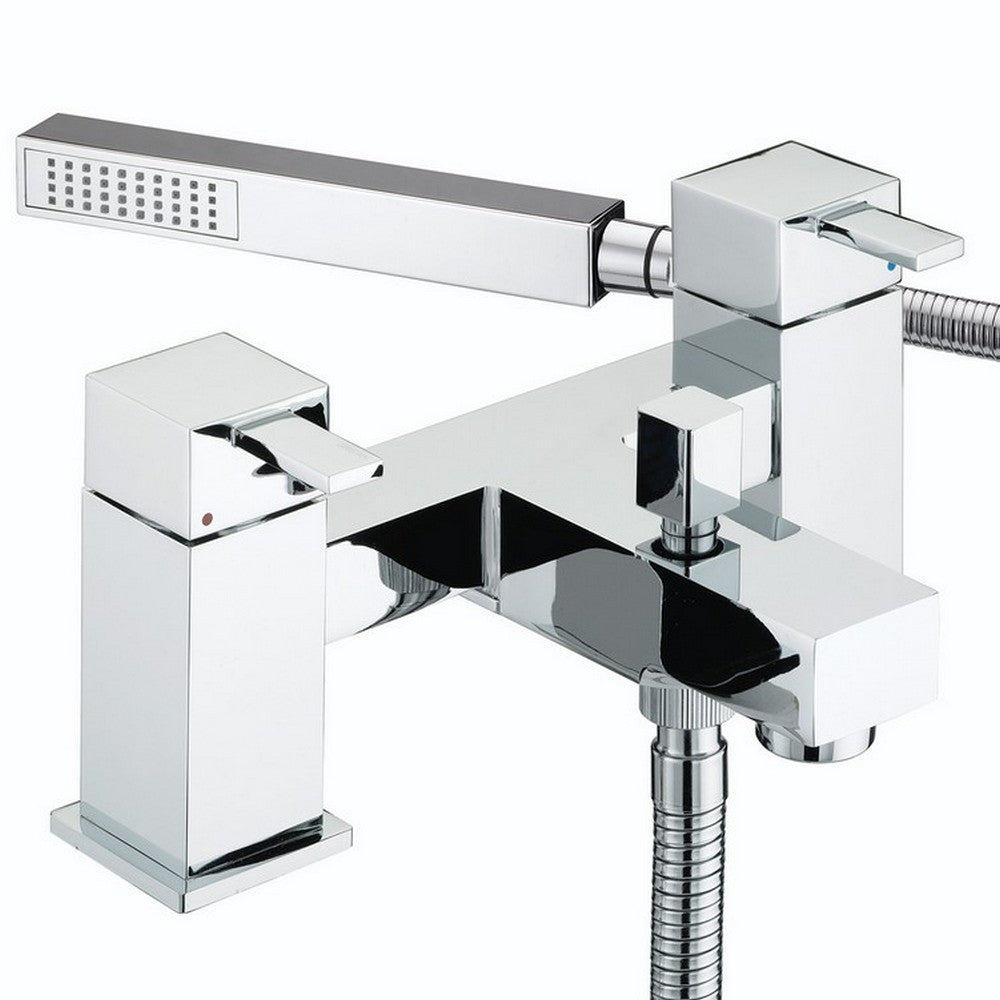 Bristan Quadrato Bath Shower Mixer in Chrome