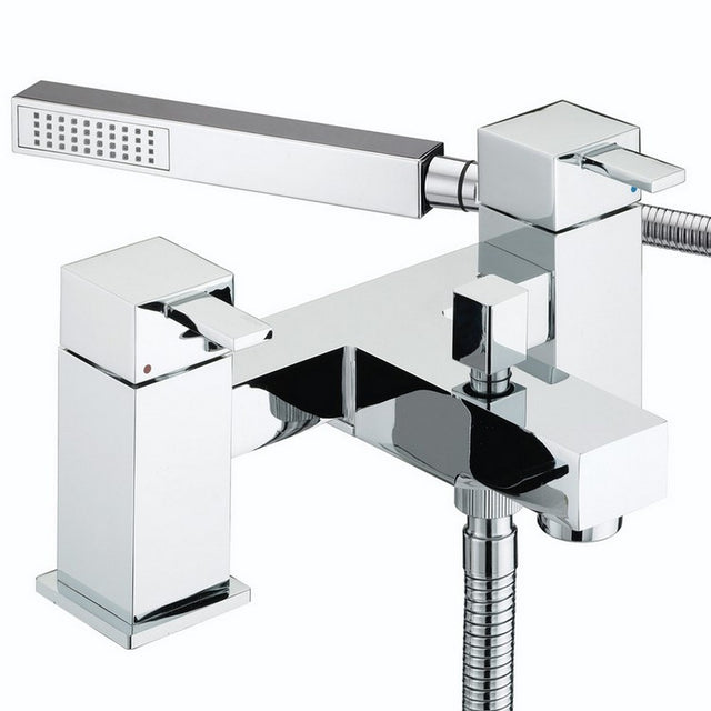 Bristan Quadrato Bath Shower Mixer in Chrome