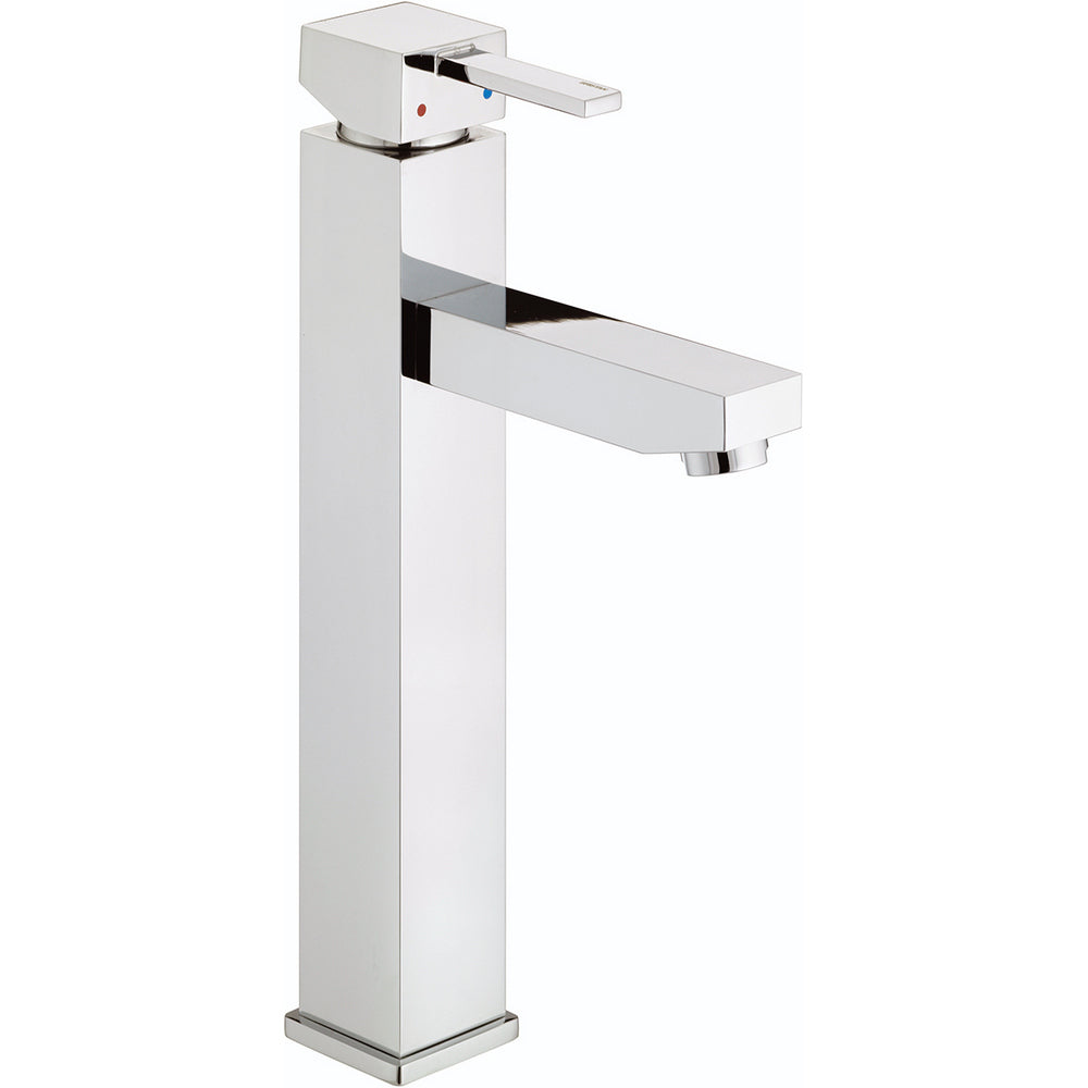 Bristan Quadrato Tall Basin Mixer Without Waste in Chrome
