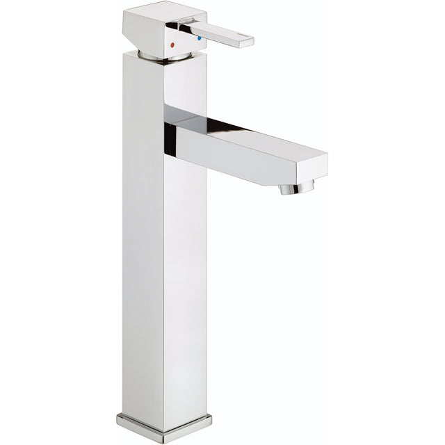 Bristan Quadrato Tall Basin Mixer Without Waste in Chrome