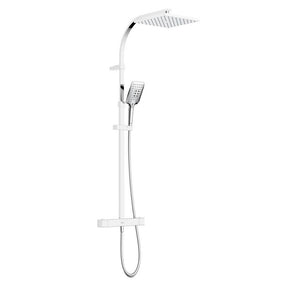 Bristan Qubo Thermostatic Bar Shower with Rigid Riser in Chrome