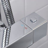 Bristan Qubo Thermostatic Bar Shower with Rigid Riser in Chrome lifestyle 4