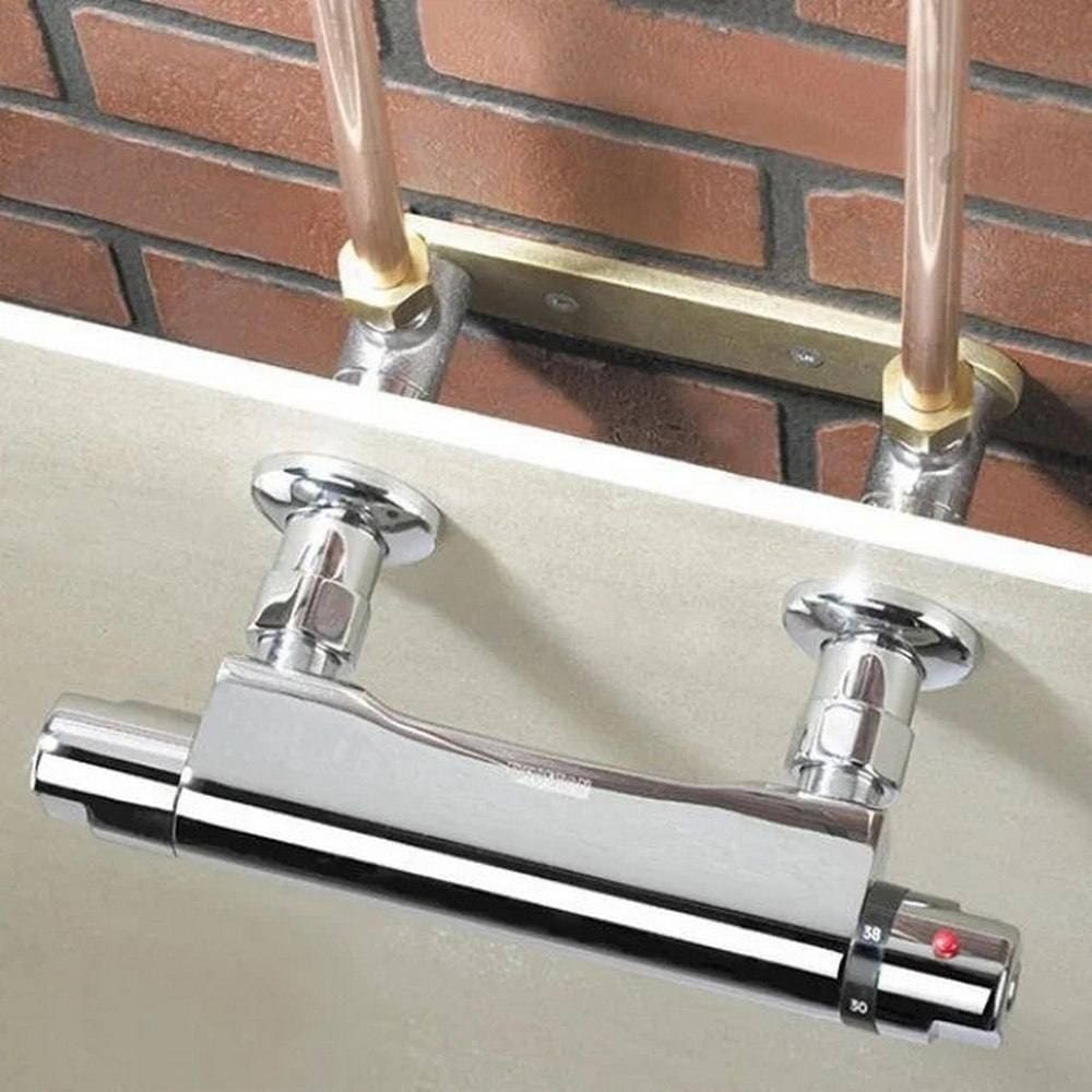 WMNT9C Bristan Recessed Wall Mount Fixing in Chrome