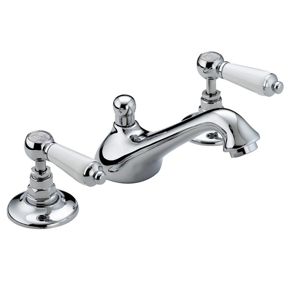 RS23HBASC Bristan Renaissance 2 Three Hole Basin Mixer with Waste in Chrome
