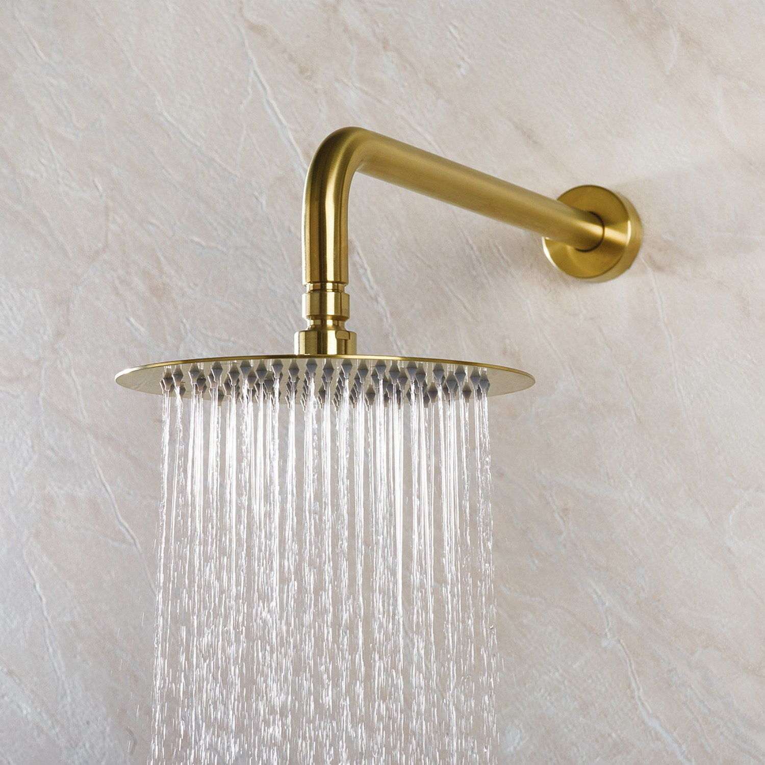 Bristan Saffron Concealed Dual Control Two Outlet Shower Pack in Brushed Brass lifestyle 3