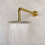 Bristan Saffron Concealed Dual Control Two Outlet Shower Pack in Brushed Brass lifestyle 3