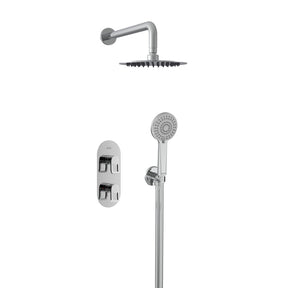 Bristan Saffron Concealed Dual Control Two Outlet Shower Pack in Chrome