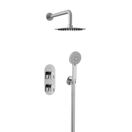 Bristan Saffron Concealed Dual Control Two Outlet Shower Pack in Chrome