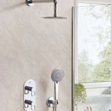 Bristan Saffron Concealed Dual Control Two Outlet Shower Pack in Chrome lifestyle