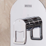 Bristan Saffron Concealed Dual Control Two Outlet Shower Pack in Chrome lifestyle 3