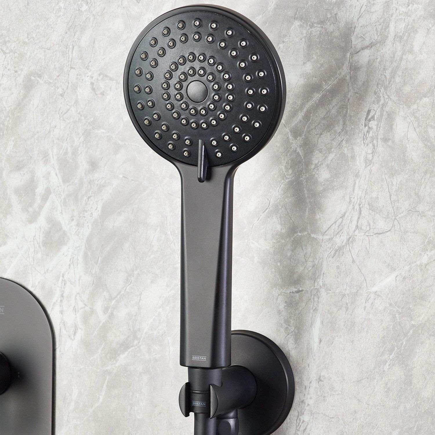 Bristan Saffron Concealed Dual Control Two Outlet Shower Pack in Matt Black lifestyle 2