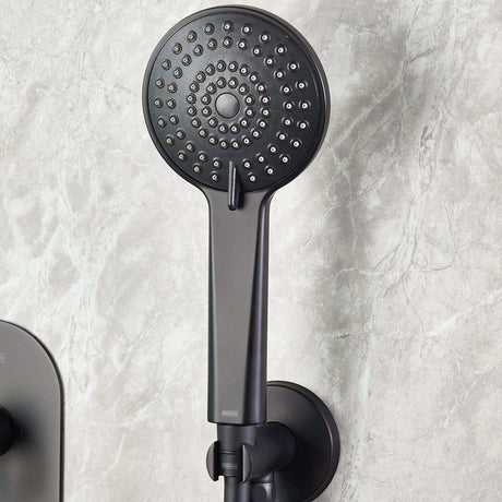 Bristan Saffron Concealed Dual Control Two Outlet Shower Pack in Matt Black lifestyle 2