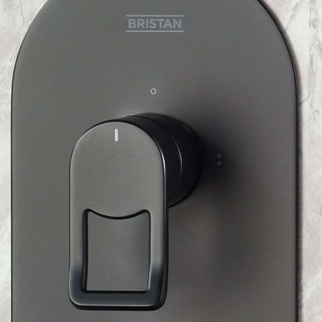 Bristan Saffron Concealed Dual Control Two Outlet Shower Pack in Matt Black lifestyle 5