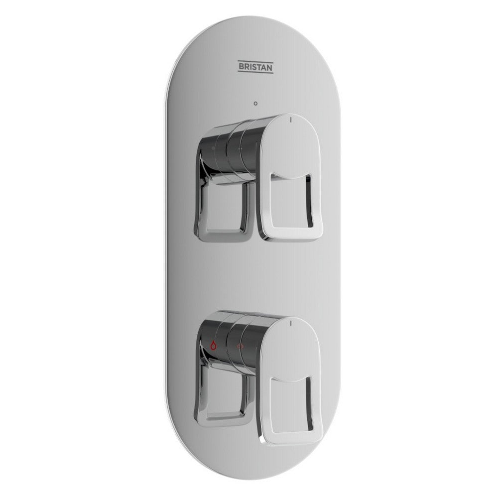 SAFSHCVOC Bristan Saffron Concealed Thermostatic Single Outlet Shower Valve
