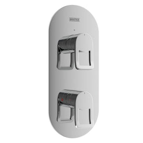 SAFSHCDIVC Bristan Saffron Concealed Thermostatic Two Outlet Shower Valve