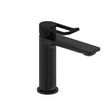 SAFESBASBLK Bristan Saffron Eco Start Basin Mixer with Clicker Waste in Black