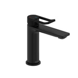 SAFESBASBLK Bristan Saffron Eco Start Basin Mixer with Clicker Waste in Black