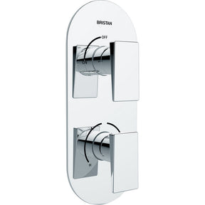SAISHCVOC Bristan Sail Recessed Thermostatic Dual Control Shower Valve