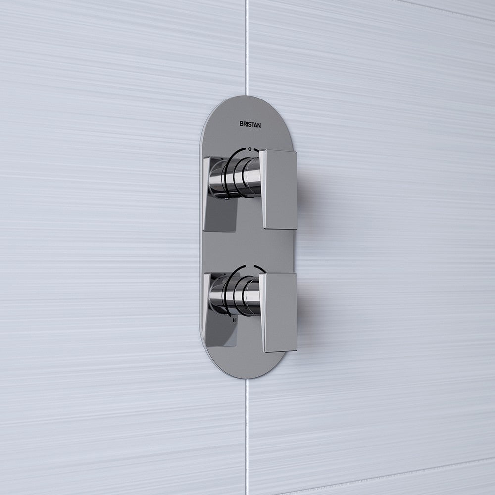 SAISHCVOC Bristan Sail Recessed Thermostatic Dual Control Shower Valve Lifestyle