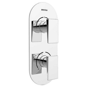 SAISHCDIVC Bristan Sail Recessed Thermostatic Dual Control Shower Valve with Diverter