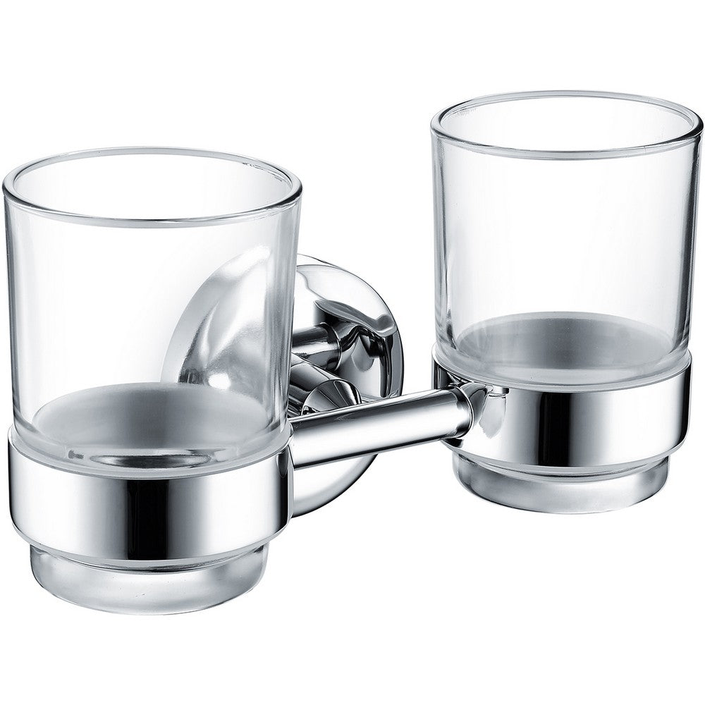 SODHOLDC Bristan Solo Double Tumbler and Holder in Chrome