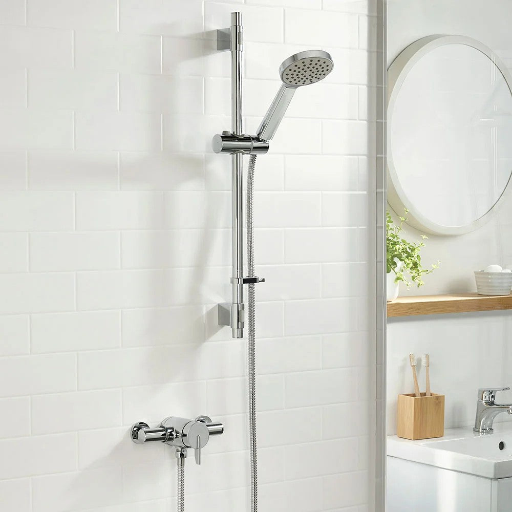 SOQ3SHXARC Bristan Sonique3 Thermostatic Exposed Shower Valve Kit Lifestyle