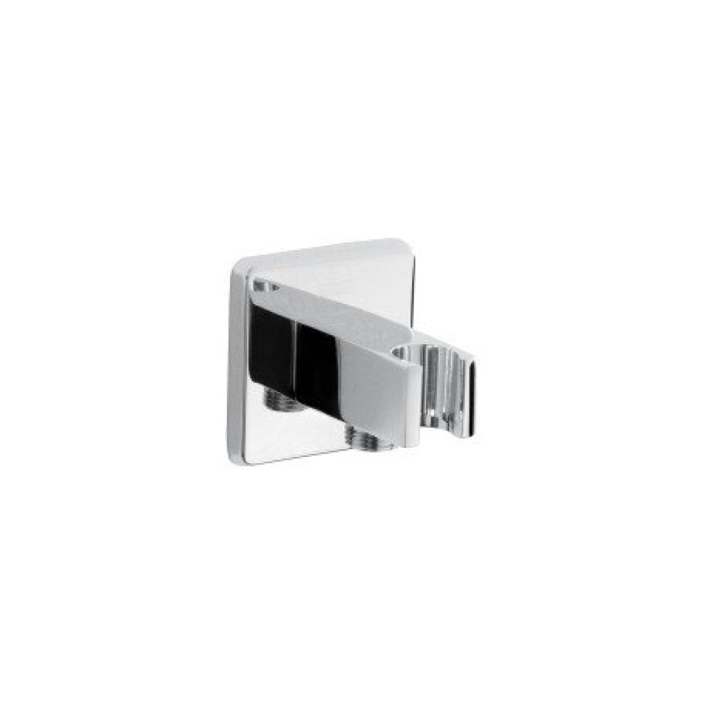 Bristan Square Wall Outlet with Handset Holder in Chrome