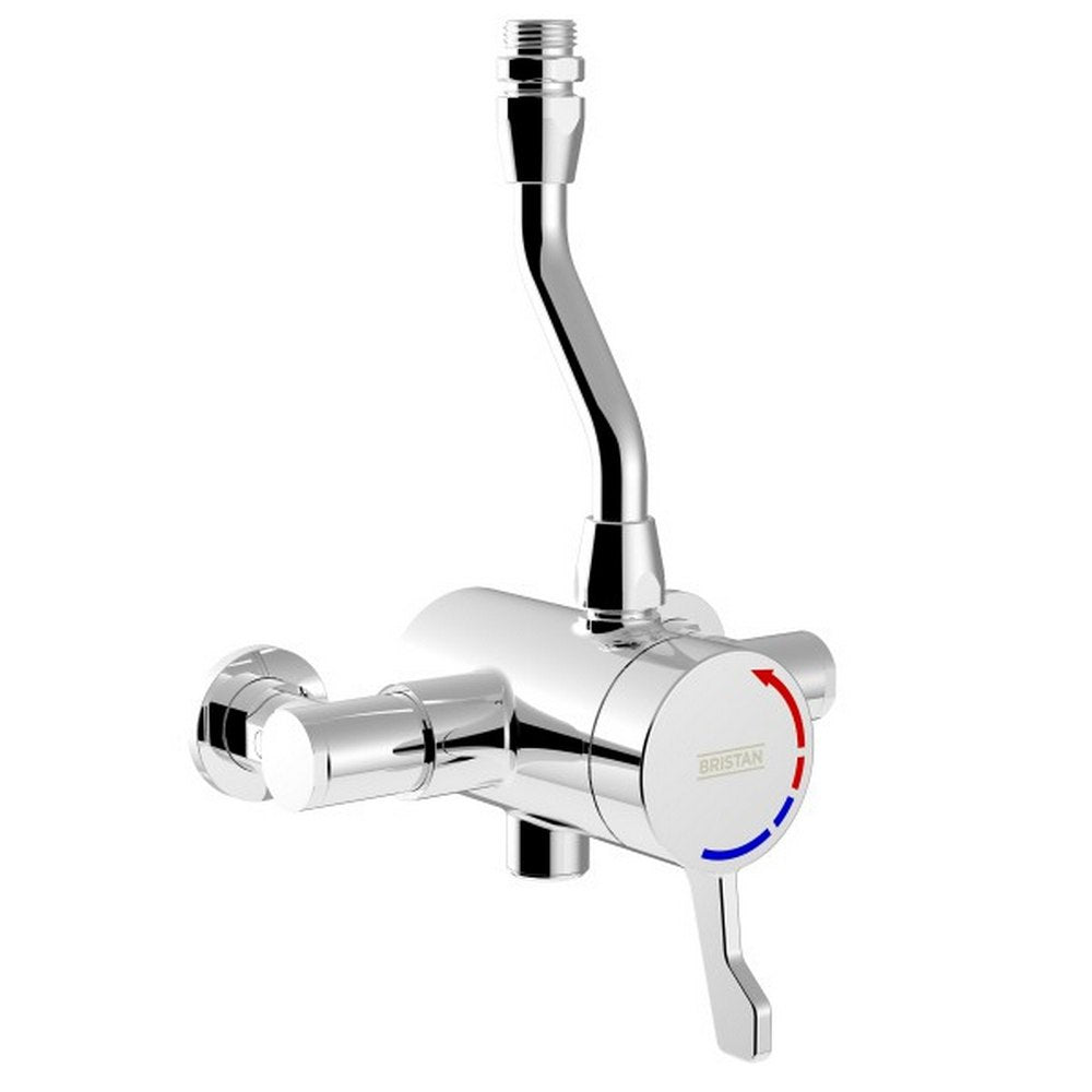Bristan TS3650 Opac Lever Rigid Riser Shower Valve in Chrome