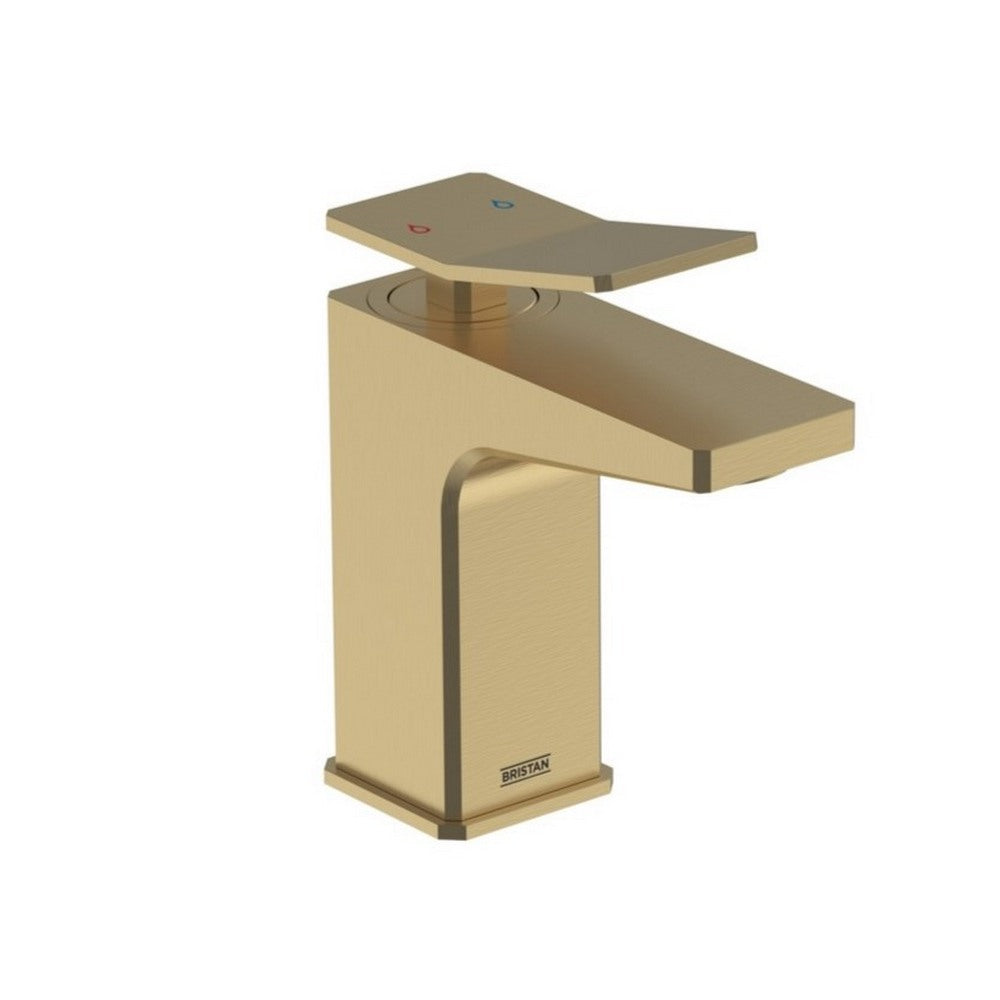 Bristan Tangram 1TH Bath Filler in Brushed Brass