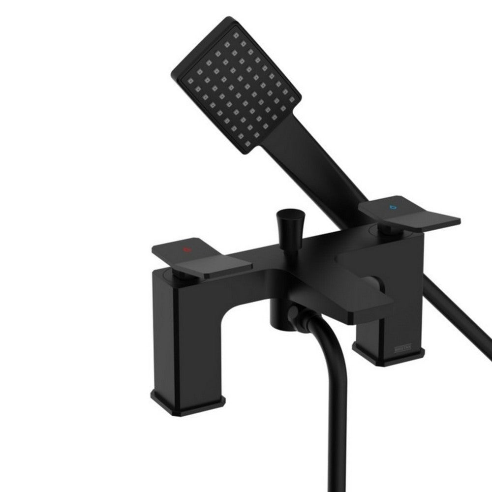 Bristan Tangram Bath Shower Mixer in Black