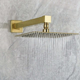 Bristan Tangram Concealed Dual Control Two Outlet Shower Pack in Brushed Brass lifestyle 2