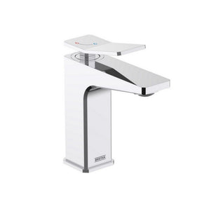 Bristan Tangram Eco Start Basin Mixer with Clicker Waste in Chrome