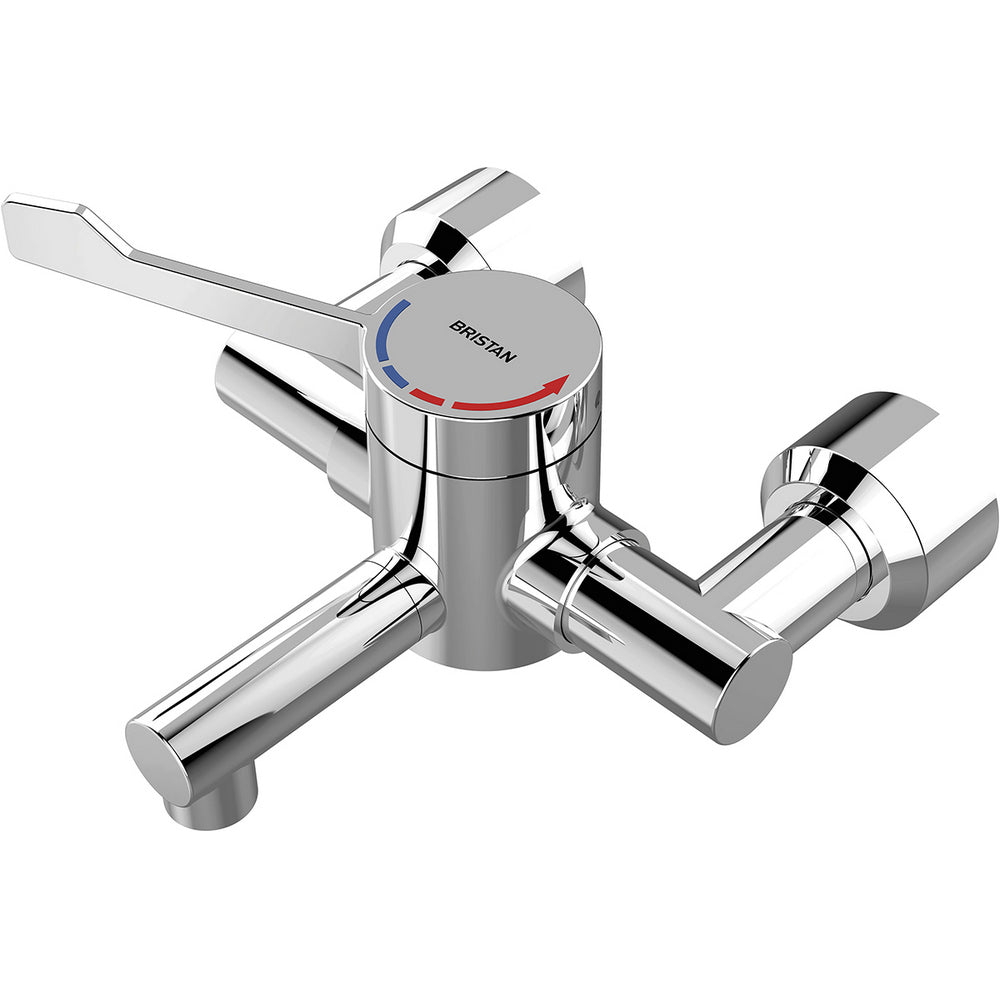 Bristan Thermostatic Wall Mounted TMV3 Basin Mixer in Chrome