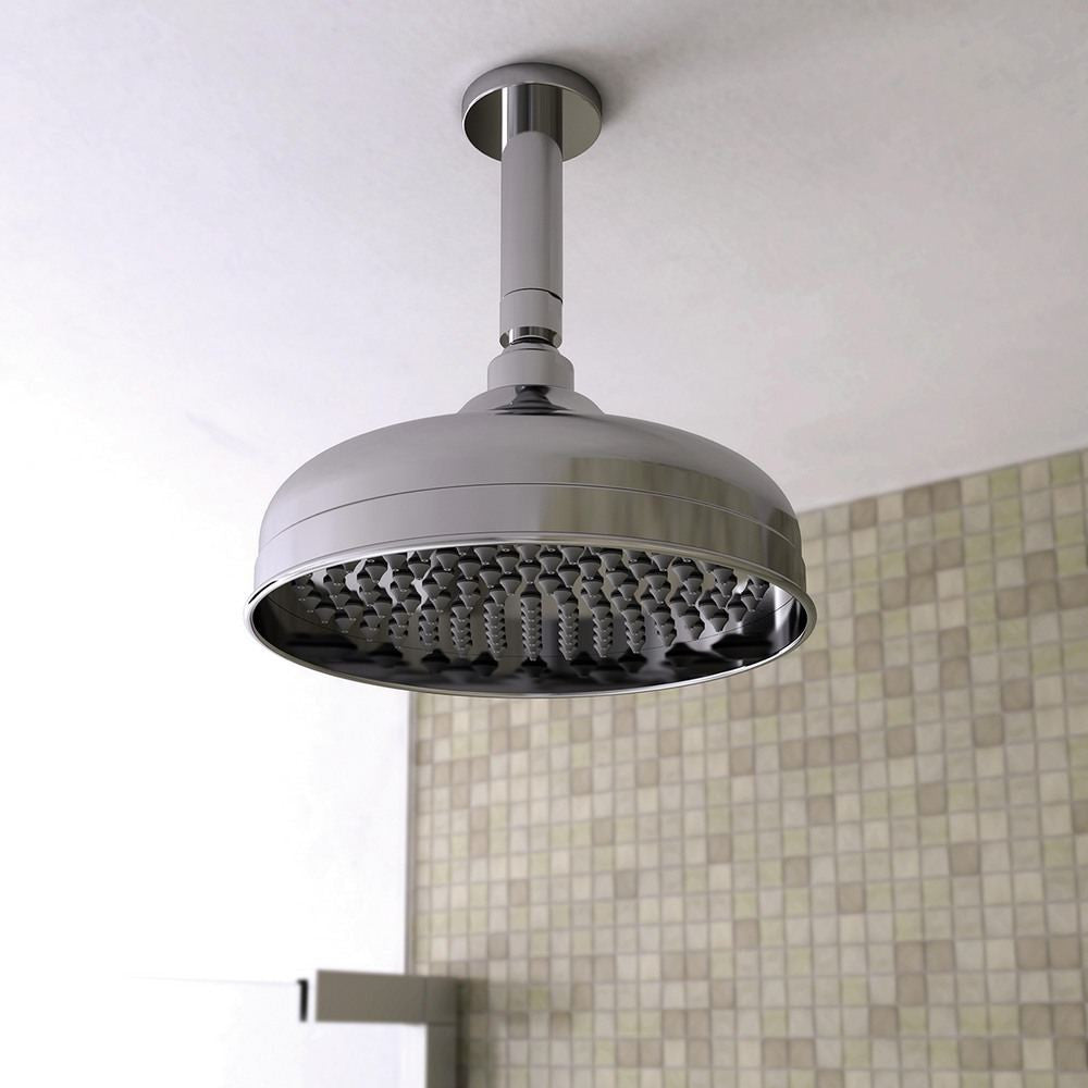 Bristan Traditional 200mm Round Fixed Head in Chrome lifestyle