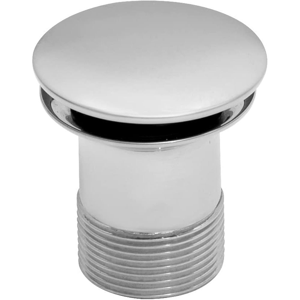 WBASIN17C Bristan Unslotted Round Clicker Basin Waste in Chrome