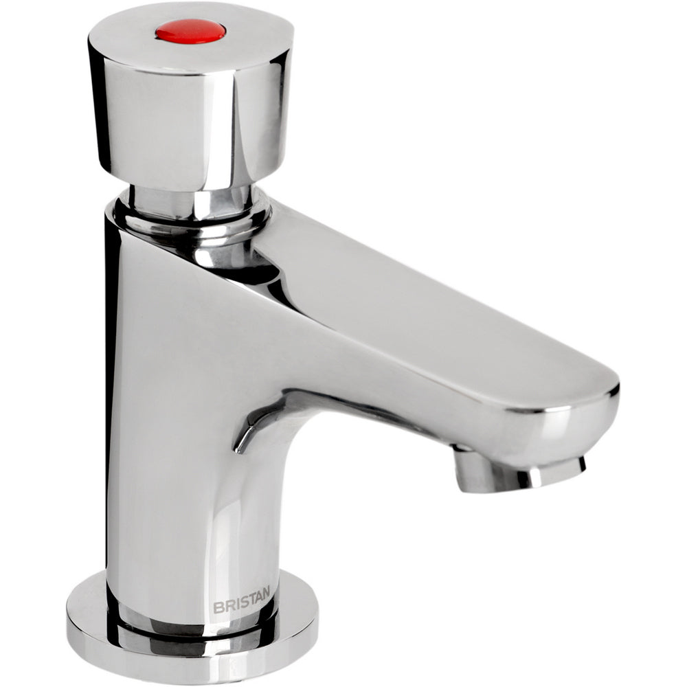 Bristan Utility Timed Flow Single Pillar Tap With Flow Regulator