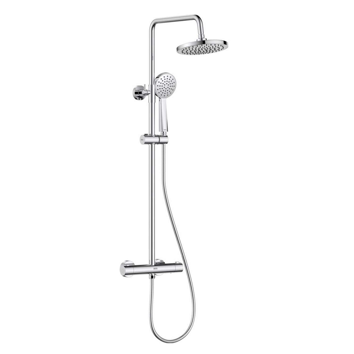 Bristan Zing2 Adjustable Thermostatic Rigid Riser Bar Shower in Chrome