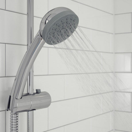 Bristan Zing Thermostatic Exposed Mixer Shower with Standard Connections Handset
