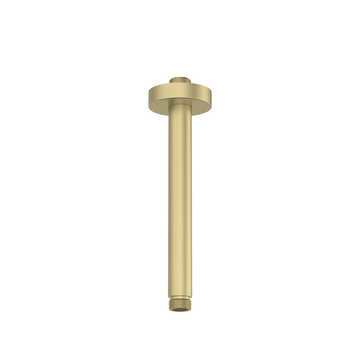 Brushed Brass Round Ceiling Mounted Shower Arm