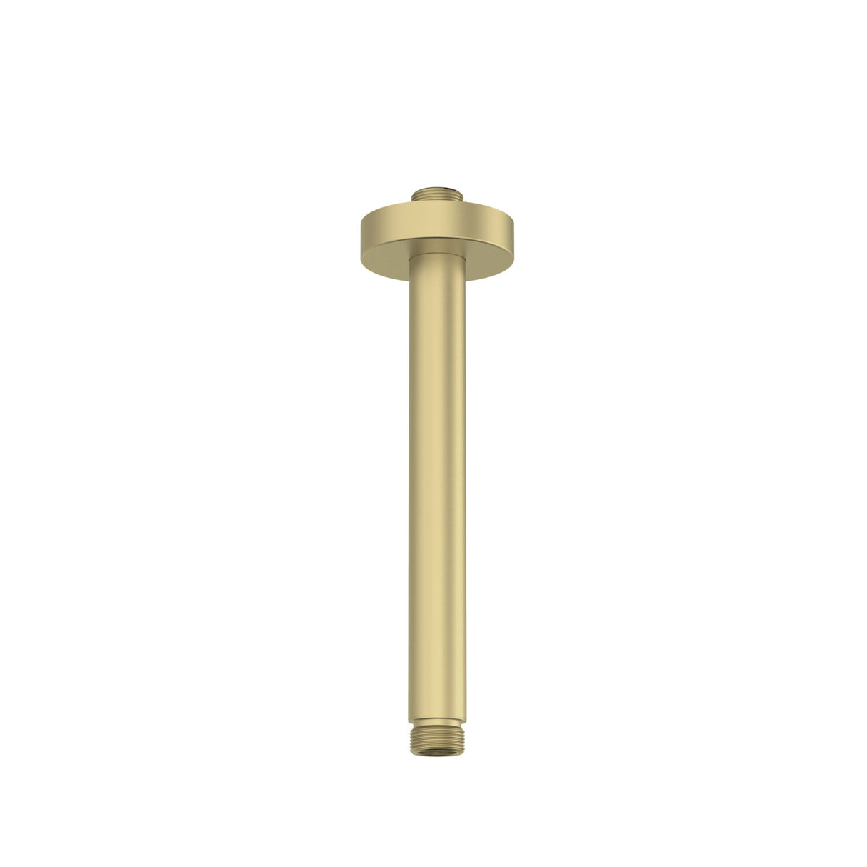 Brushed Brass Round Ceiling Mounted Shower Arm