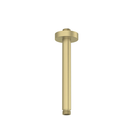 Brushed Brass Round Ceiling Mounted Shower Arm