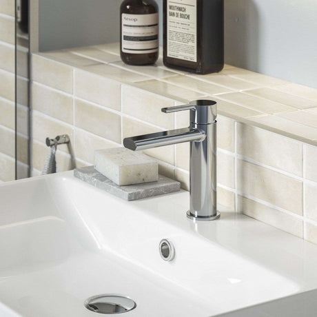 Calvarra Arlow Basin Mixer with Waste in Chrome