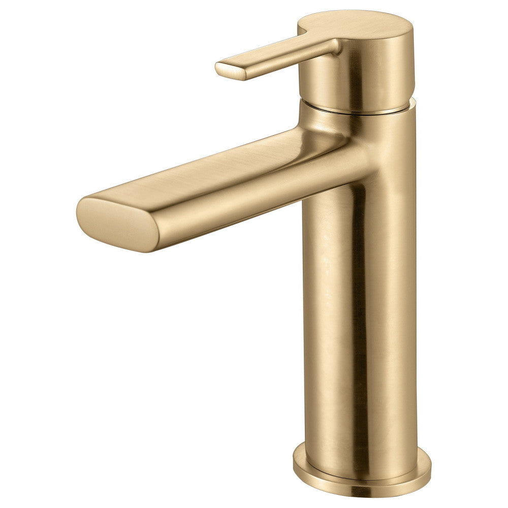 Calvarra Arlow Basin Mixer with Waste in Brushed Brass