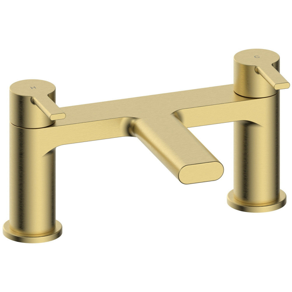 Calvarra Arlow Bath Filler in Brushed Brass