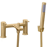Calvarra Arlow Bath Shower Mixer in Brushed Brass