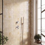 Calvarra Aspect Thermostatic Temperature Control Shower Valve in Chrome lifestyle 2
