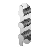 Calvarra Aspect Triple Concealed Thermostatic Shower Valve in Chrome