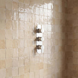 Calvarra Aspect Triple Concealed Thermostatic Shower Valve with Diverter in Chrome lifestyle