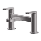 Calvarra Brindle Bath Filler in Brushed Pewter